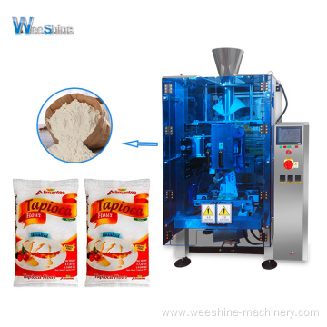 High Accuracy SUS 304 Fully Automatic PVP2000 Vffs Pouch Filling 1kg 2kg 5kg Starchy Flour Wheat Packing Machine